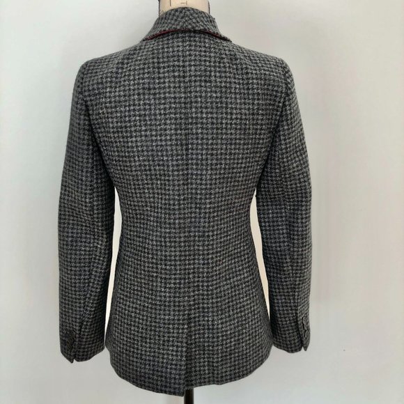NWT J.Crew Parke Wool Houndstooth Blazer size 2 - Picture 5 of 10
